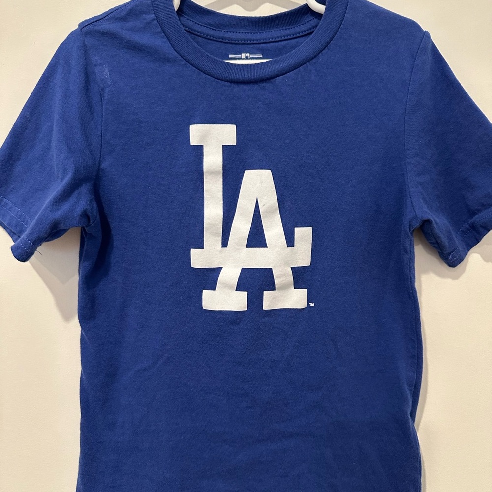 Kids Blue LA Logo T-Shirt